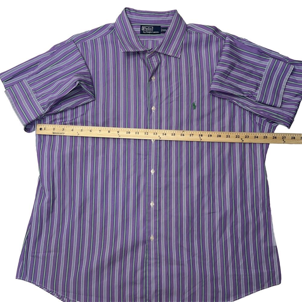 Men's Polo Ralph Lauren XXL Purple‎ Button Up